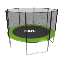 Каркасный батут Unix Line 8ft Simple (outside) диаметр 244 см с защитной сеткой, фото 1