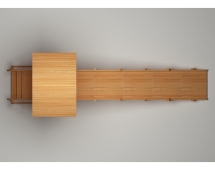 Зимняя деревянная горка “Зима wood”-5