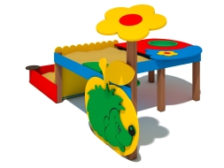 Песочница ДГМ Ёжик для детской площадки, фото 3