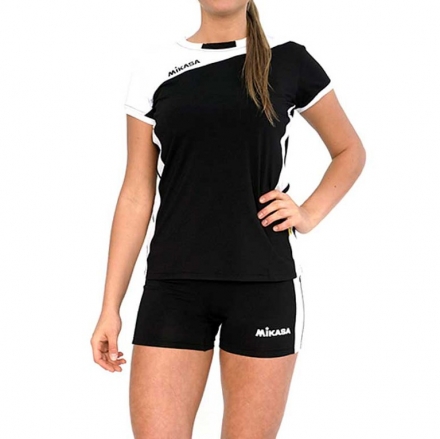 Форма волейб. жен. "MIKASA", арт. MT376-046-2XL, р. 2XL, 100% полиэстер, бело-черный, фото 1