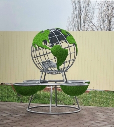 Топиари цветочница &quot;Зеленая планета&quot;