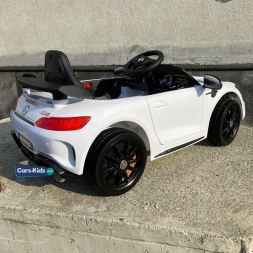 Электромобиль Mercedes-Benz GTR AMG BBH-0005 белый, фото 2