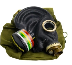 Противогаз фильтрующий БРИЗ "-3301(ППФ)" марки A1B1E1K1HgP3 R D с лицевой частью ШМП 500104016