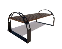 Парковая скамейка Арка, Сосна 1,2 м Парковая скамейка Арка, Сосна 1,2 м