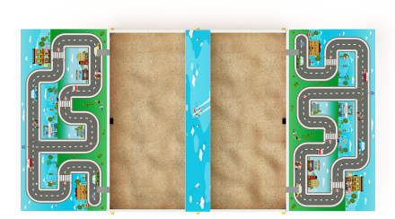 Песочница с крышкой средняя (Игра) - ИО 5.01.11-02, фото 5