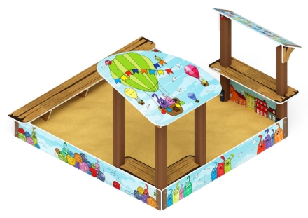 Песочный дворик (Коты) - ИО 6.01.01-03, фото 4