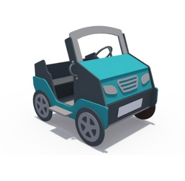 Игровая форма (в виде кабриолета) ДИФ 01314, фото 1