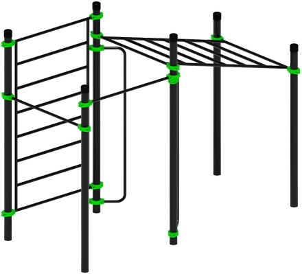 Воркаут ЛОВ 89 зеленый ВТ 101.12-02, фото 2