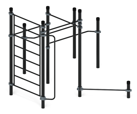 Воркаут ЛОВ 89 серый ВТ 101.15-03, фото 3