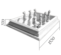 Фонтан прямоугольный 7 рыбок Фонтан прямоугольный 7 рыбок