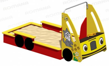 Песочница Romana Грузовик 111.24.00 для детской площадки, фото 1