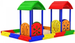 Песочный дворик 3 для детской площадки, фото 1