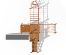 Детский городок для малышей, паттерн "Этник" ГМ010.11.01.17