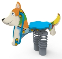 Качели на пружине «Хаски», паттерн "Фэнтази" КЧ034.02 Качели на пружине «Хаски», паттерн "Фэнтази" КЧ034.02