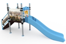 Горка детская, фото-мотивы "Москва" ГР001.01.10