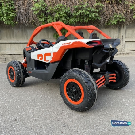 Электромобиль Багги BRP Can-Am Maverick DK-CA001 оранжевый, фото 12