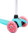 Самокат 3-колесный Zippy 3D, 120/80 мм, мятный