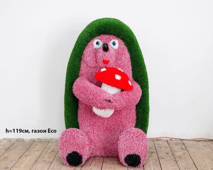 Топиари ежик Лори, H=160 см, газон Eco + Deluxe, фото 7