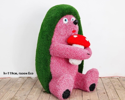 Топиари ежик Лори, H=160 см, газон Eco + Deluxe, фото 8