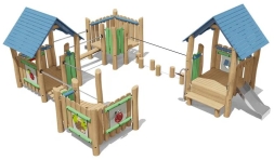 Игровой комплекс Эко 070004 для детской площадки, фото 2 Игровой комплекс Эко 070004 для детской площадки, фото 2