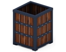 Урна Порядок 3 (без бака), бетонирование Урна Порядок 3 (без бака), бетонирование