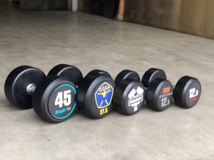 Aerofit AFDB2,5-25 набор обрезиненных гантелей, фото 4