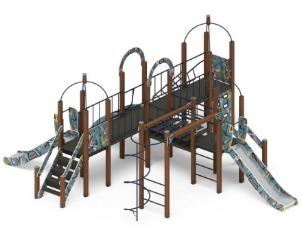 Детская игровая площадка Навина Н 1200 ДИК 2.09.07-01, фото 2
