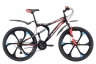 Изображение товара Велосипед Black One Totem FS 26 D чёрный/красный/белый 18