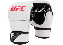 (UFC Перчатки MMA для спарринга 8 унций белые L/XL) (UFC Перчатки MMA для спарринга 8 унций белые L/XL)