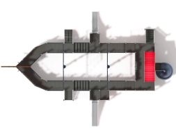 Детская игровая площадка Флагман (Мульт) (винтовой скат) ДИК 2.03.3.03-10, фото 4