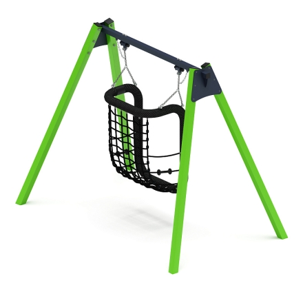 Качели М1 (зеленый) - ИО 11.М.08.01-02, фото 2