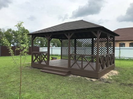 Прямоугольная беседка Флорида, фото 1