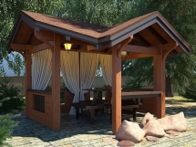 Квадратная беседка Виргиния Квадратная беседка Виргиния