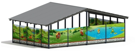 Теневой навес (В гостях у сказки) - МФ 70.8.5-12, фото 3