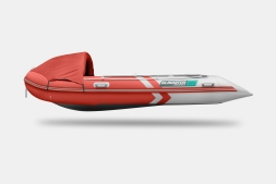 Gladiator C 370 AL ACTIVE Красно-белый моторная лодка ПВХ Алюминиевый пайол, фото 9