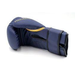 Перчатки боксерские KouGar KO700-8, 8oz, темно-синий, фото 4