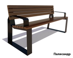 Парковая скамейка Подольск, Сосна 1,5 м, фото 4