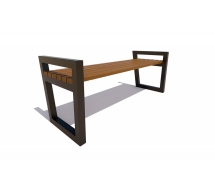 Скамейка садовая Муром без спинки, Сосна 2,0 м Скамейка садовая Муром без спинки, Сосна 2,0 м