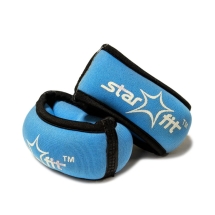 Утяжелители WT-101 для рук "Браслет", 0,5 кг, синий/черный