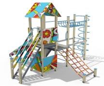 Детский городок для малышей, паттерн "Фэнтази" ГМ010.11.02.17