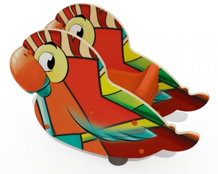 Качели на пружине «Попугай», паттерн "Этник" КЧ035.01, фото 2