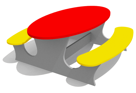 Детский столик ВСТ 1298 для игровой площадки, фото 1