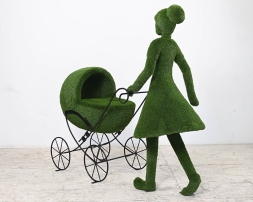 Топиари Мама С коляской - газон Eco, фото 3