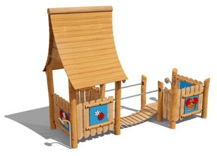 Игровой комплекс Эко VST 0022/4 для детской площадки, фото 1