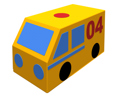 Контурная игрушка «Машина газовой службы», фото 1