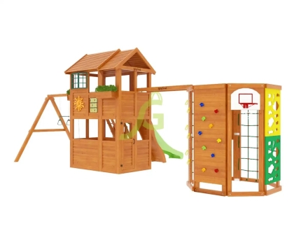 Детская площадка IgraGrad Клубный домик 2 с WorkOut, фото 3