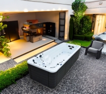 Плавательный СПА бассейн с противотоком Bigeer Темпо 585x225x142 см Плавательный СПА бассейн с противотоком Bigeer Темпо 585x225x142 см