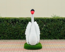 Топиари Два лебедя на острове - газон Eco + Deluxe Топиари Два лебедя на острове - газон Eco + Deluxe