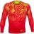 Компрессионная футболка Venum &quot;Fusion&quot; Compression T-shirt - Orange Yellow Long Sleeves