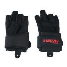Перчатки с фиксатором запястья Grizzly Fitness Power training 8751-04